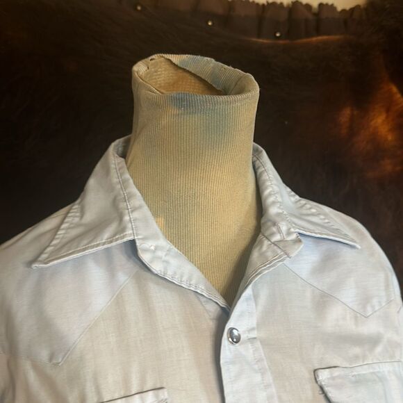 H BAR C vintage western wear snap button shirt 15/33 (400) - Picture 2 of 4